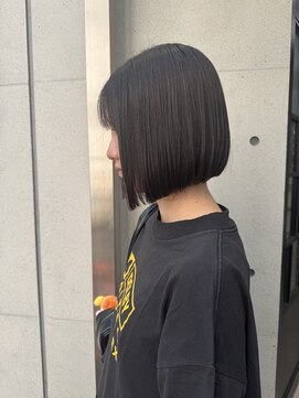 ディジョン 自由ヶ丘(Dijon) 韓国顔まわりレイヤーカットグレージュオリーブベージュブラウン