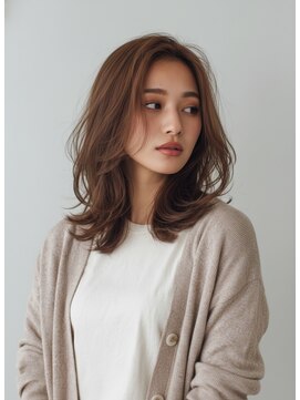 AccessMoon 米沢本店 着物ヘア/大人ガーリー/ダークアッシュ/似合わせカット/水戸