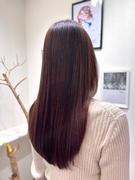 フォーカラープロブレム(4 COLOR PROBLEM) ピンクブラウン×髪質改善（Xトリートメント）