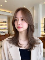 クレビアテン(CreBiA ten_)&nbsp;ミディアムレイヤー/透明感カラー/ハッシュカット