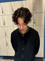 アース いわき店(HAIR&MAKE EARTH)&nbsp;無造作センターパートスパイラル