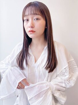 フレイムスヒュー 高崎店(FRAMES HUE) シースルーバングうるツヤ大人可愛いうる艶髪小顔カット