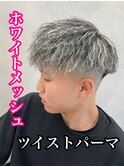 MEN’S HAIR/サーフカール/刈り上げセンターパート/心斎橋