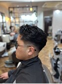MEN’S/リバースセンターパート/ニュアンスパーマ/印西