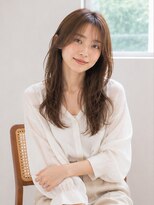 ドット ヘアー ジェム(dot.hair gem)&nbsp;フェイスレイヤー/レイヤーカット/やわからベージュカラー