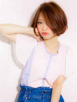 リリアン 表参道(relian) ヌーディーブラウンカラー☆relianボブ