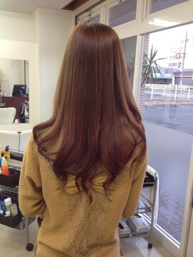 ティーズスタイル(T's style) 毛先ピンク