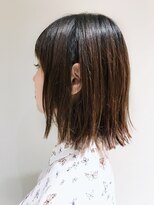 シカタ シーカ 鎌倉(CICATA/ShIKA.)&nbsp;似合わせ外ハネ切りっぱなしボブ【CICATA鎌倉 関口】