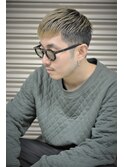 ストリート×撫でつけハイトーンクロップスタイル/刈り上げ/2way