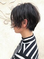 イチゴイチ(151e)&nbsp;【151e　戸塚】*耳かけエアリーショート+ダークアッシュ*