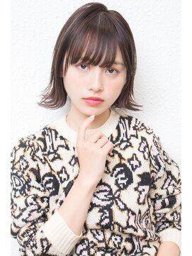 モニカ 西宮北口(Monica) 大人かわいい伸ばしかけグレージュナチュラルボブ