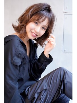 ケイト(kate) kate大宮　シアーベージュ×ゆるボブ