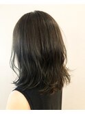 かんしゃ【Mariko】透明感×暗めカラー×アッシュグレージュ