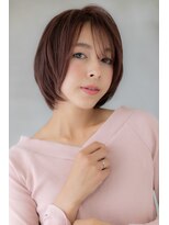 モッズヘア 上尾西口店(mod's hair)&nbsp;ピンクグレージュクールショート小顔グラボブZ上尾20代30代40代