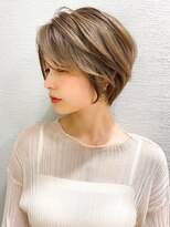 ラルユー 金山(LallYou)&nbsp;前髪/春カラー/くびれミディ/ラベンダーカラー/イヤリングカラー