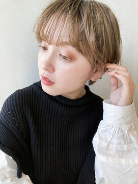 アルバム 渋谷パルコ(ALBUM) ★ナチュラルマッシュショート_ショコラアッシュ_68309☆