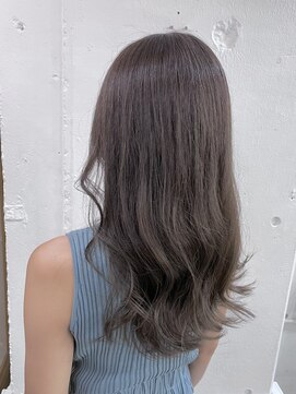 リッカ(RICCA) 【韓国風ヘア】艶髪アッシュグレージ×ュヨシンモリ巻き♪