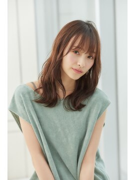 ミチオ ノザワ ヘアサロン ギンザ(Michio Nozawa HAIR SALON Ginza) 外ハネ/くびれ/ブラウン/大人かわいい/ひし形/上品/20代30代40代