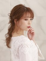 オーブ ヘアー リリー 博多2号店(AUBE HAIR lily) あざとフェミニンハーフアップ