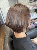落ち着いたくびれボブ