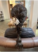 【大阪／天王寺】編み下ろしヘアアレンジ☆