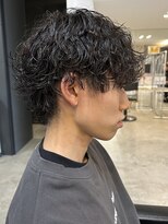 ニアウ 伊勢崎連取店(Niau)&nbsp;メンズマッシュパーマツイストスパイラルパーマ波巻きパーマ
