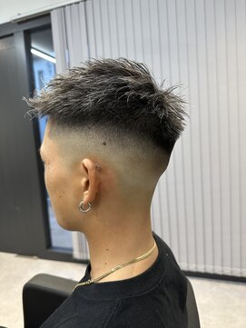 メンズ ラピス 横浜店(Men’sLapis) フェードホワイトメッシュ