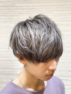 ハッシュタグネイビ- 仙台長町店(#NAVY) シルバーカラー メンズカラー マッシュ 仙台/太白区/長町