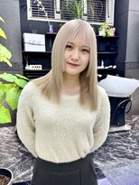 チュダック(ChuDuck)&nbsp;韓国風《ミルクティー》ハイトーン/ケアブリーチ/ダブルカラー