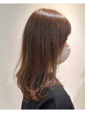 ユウヘアー 石川橋店(U Hair) 似合わせカット/ふんわり春色艶カラー