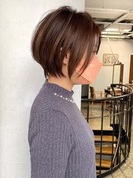 グランデ ビス(GRANDE bis) #前髪なしショート #長めショート