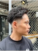 ツイストフェードショート