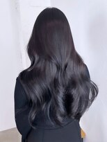 アイティーバイアルバム 下北沢店(IT by ALBUM)&nbsp;アッシュブラックレイヤーロングブルーシルバー_ba499721