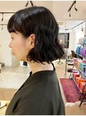 切りっぱなしボブミニボブパーマくびれボブ外ハネボブブリーチ