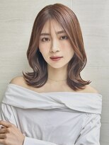 オーロ(ORO) こなれミディ イメチェンくびれレイヤー 小顔 ネビージュ