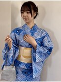 浴衣着付け＋ヘアセット