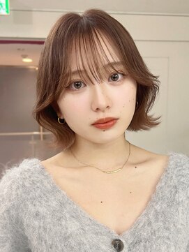 メゾンアクア 表参道(Maison ACQUA) 外ハネボブ/切りっぱなしボブ/ミニボブ/ボブ/グレージュ