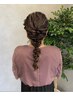 ヘアセット(シニヨン、あみおろし、ハーフアップ等)￥4,500