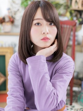 カバーヘア ブリス 北浦和(COVER HAIR bliss) 斜めバング大人可愛いツヤ髪エアストレートc6北浦和20代30代40代