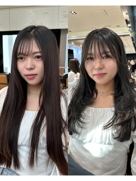 アフロート ギンザ(AFLOAT GINZA) 白川20代30代40代小顔カット大人かわいいくびれレイヤー前髪韓国