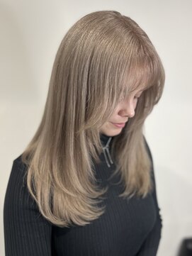 ヘアーデザイン ジェルム(Hair Design germe) ミルクティーレイヤー / YUDU