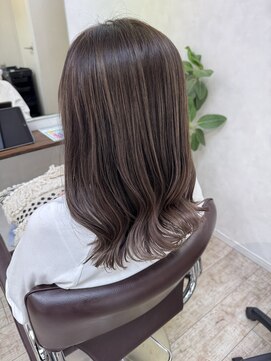 ニコ ヘアデザイン(nico hair design) ハイライトグレージュ