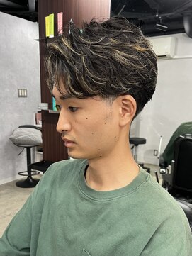 マーズ(MARS) フェザーパーマ/スパイキーショート/ブルーブラック/