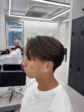 ステージ(STAGE) ニュアンスパーマ センターパート 毛流れパーマ