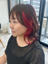 ビューナゴヤ 名駅(VIEW NAGOYA)&nbsp;レイヤーカット/くびれヘア/インナーカラー/外ハネレイヤー