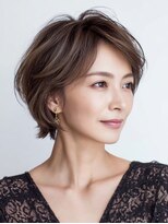 ハーツ(Heart's)&nbsp;白髪ぼかし似合わせ大人ショート30代40代50代60代◎