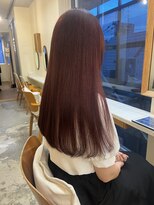 エクテ(ecouter) ブリーチなしノンジアミンカラーチェリーレッド