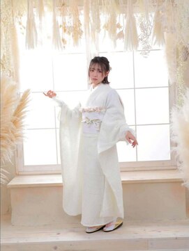 クリーム(Cream) Creamレンタル・白レース振袖