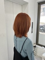 クラン 岡本(Chlan)&nbsp;ダブルカラー　オレンジベージュ