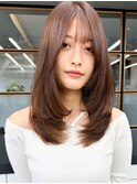 ◎小顔レイヤーカット×髪質改善トリートメントで美シルエット
